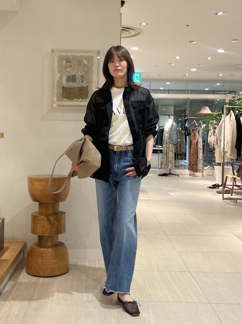 GALLARDAGALANTEの【SACHIKOコラボ】シアーメッシュミリタリージャケットを使ったコーディネートを紹介します。｜Rakuten Fashion(楽天ファッション／旧楽天ブランドアベニュー)6978008