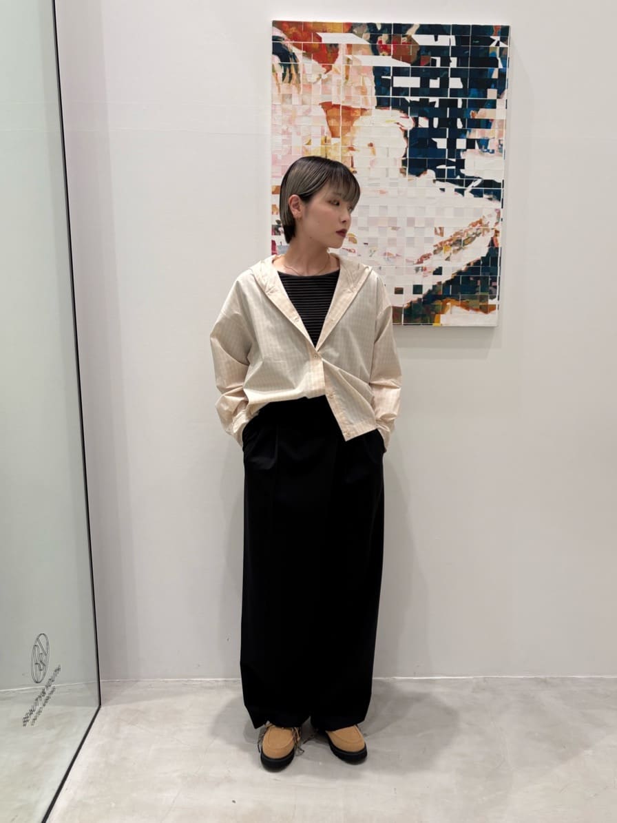 DRAWER ポリエステルコットンフードブルゾン BEAUTY&YOUTH UNITED ARROWS | ポリエステルコットン フードシャツ