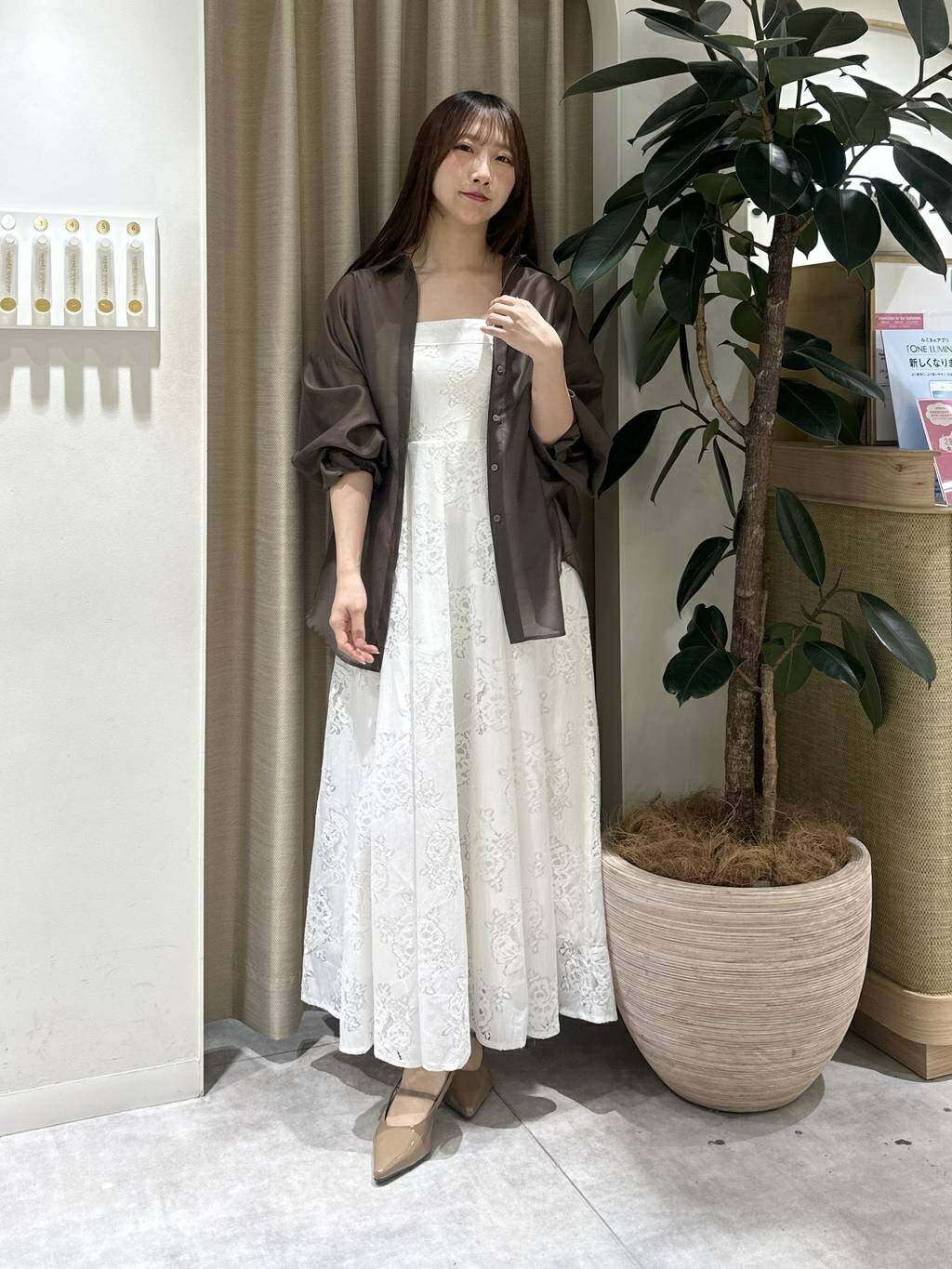 mysty woman | レースキャミワンピシャツSET | Rakuten Fashion(楽天