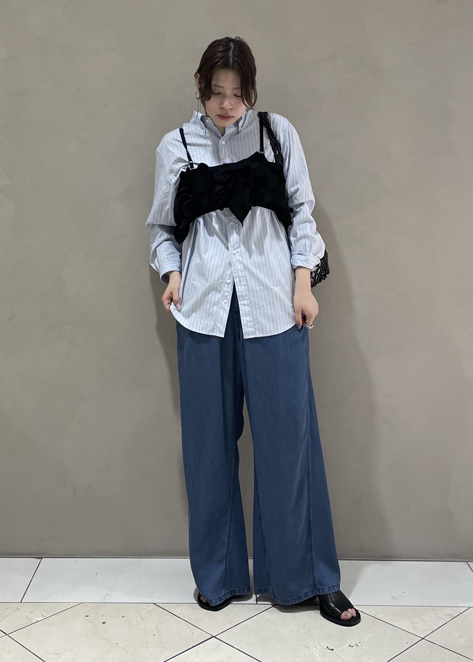 ADAM ET ROPE' | 【サステナブル】ニットフリルビスチェ | Rakuten