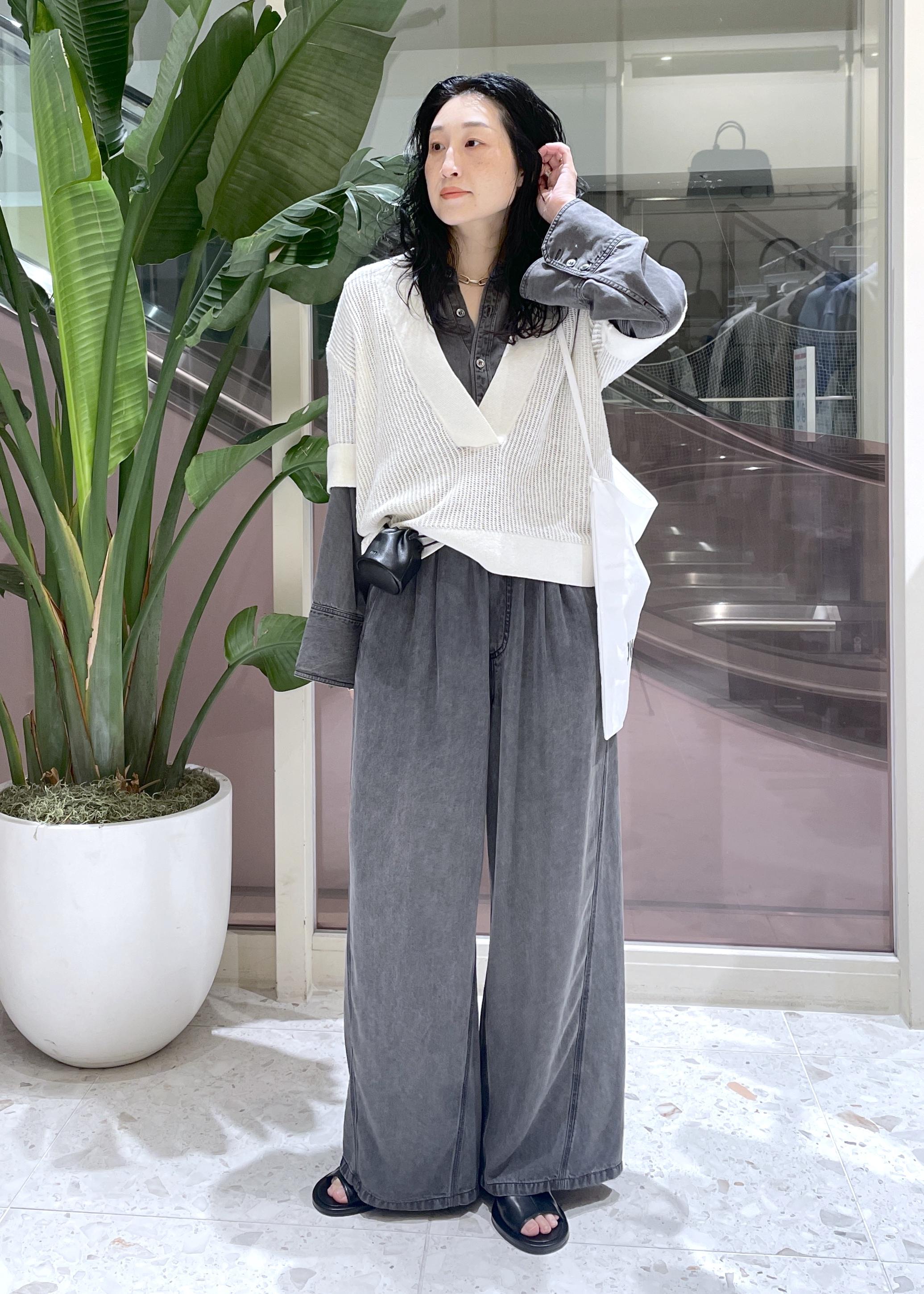 ADAM ET ROPE' | リネンブレンドニットプルオーバー | Rakuten Fashion