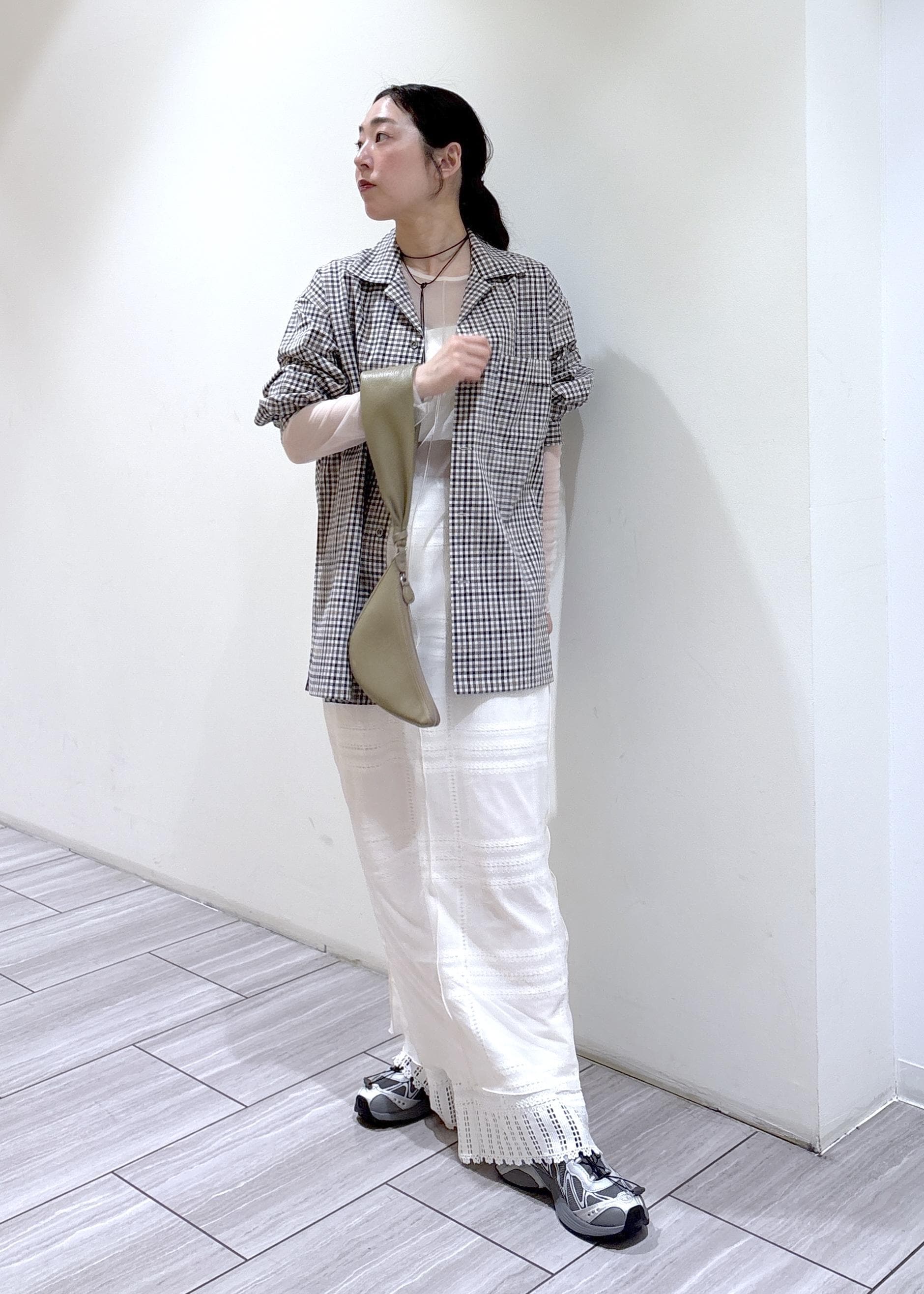 ADAM ET ROPE' | シアーロングスリーブワンピース | Rakuten Fashion