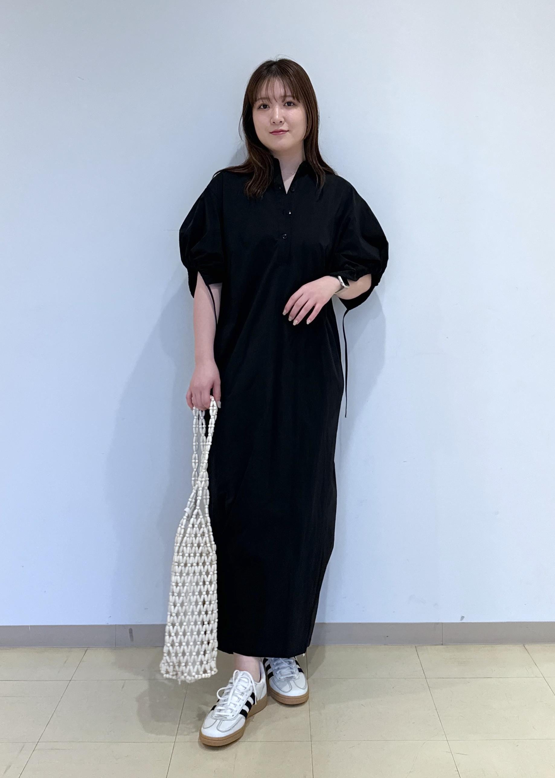 ADAM ET ROPE' | ハーフスリーブタフタワンピース | Rakuten Fashion