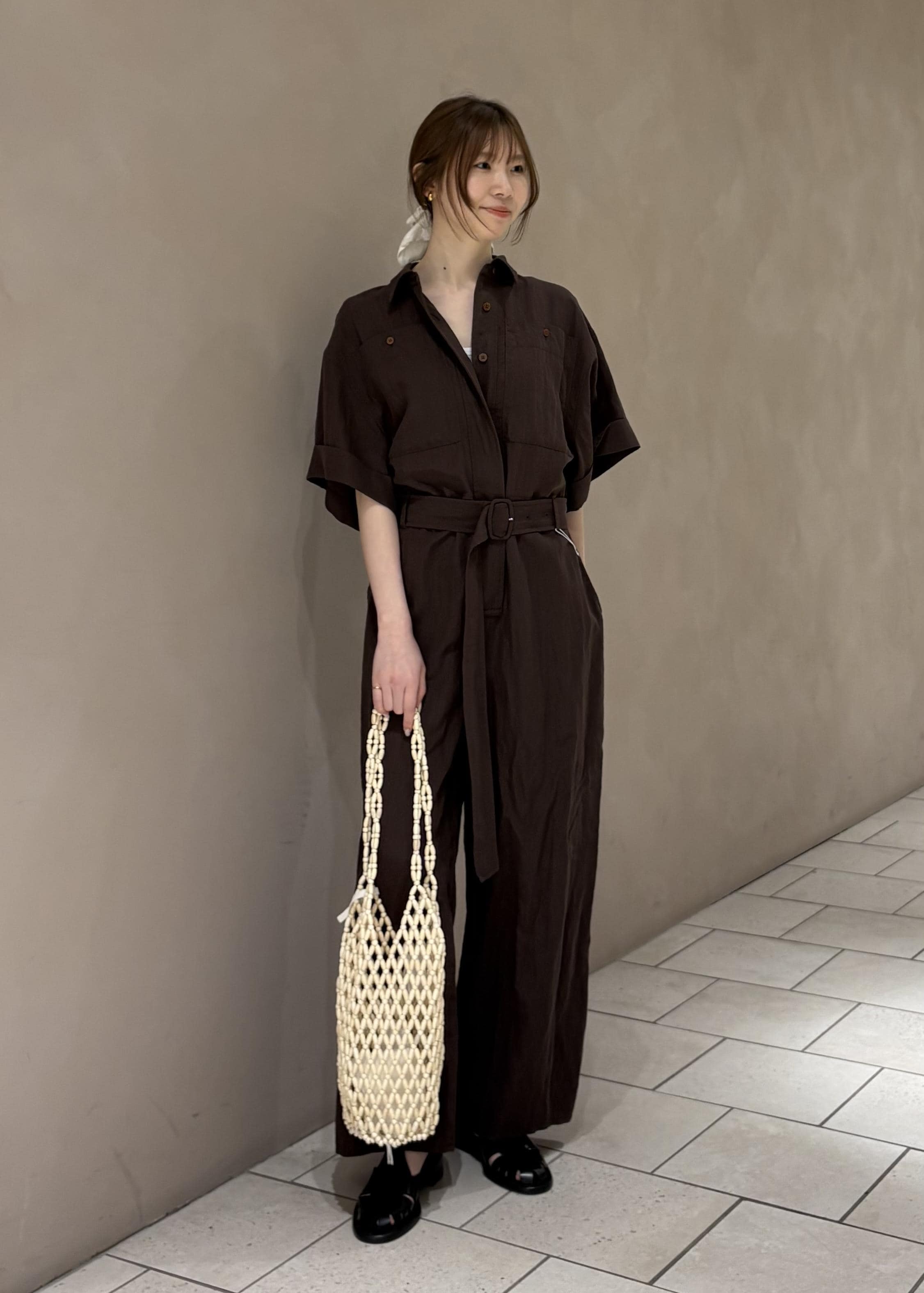 ADAM ET ROPE' | シャツジャンプスーツ | Rakuten Fashion(楽天
