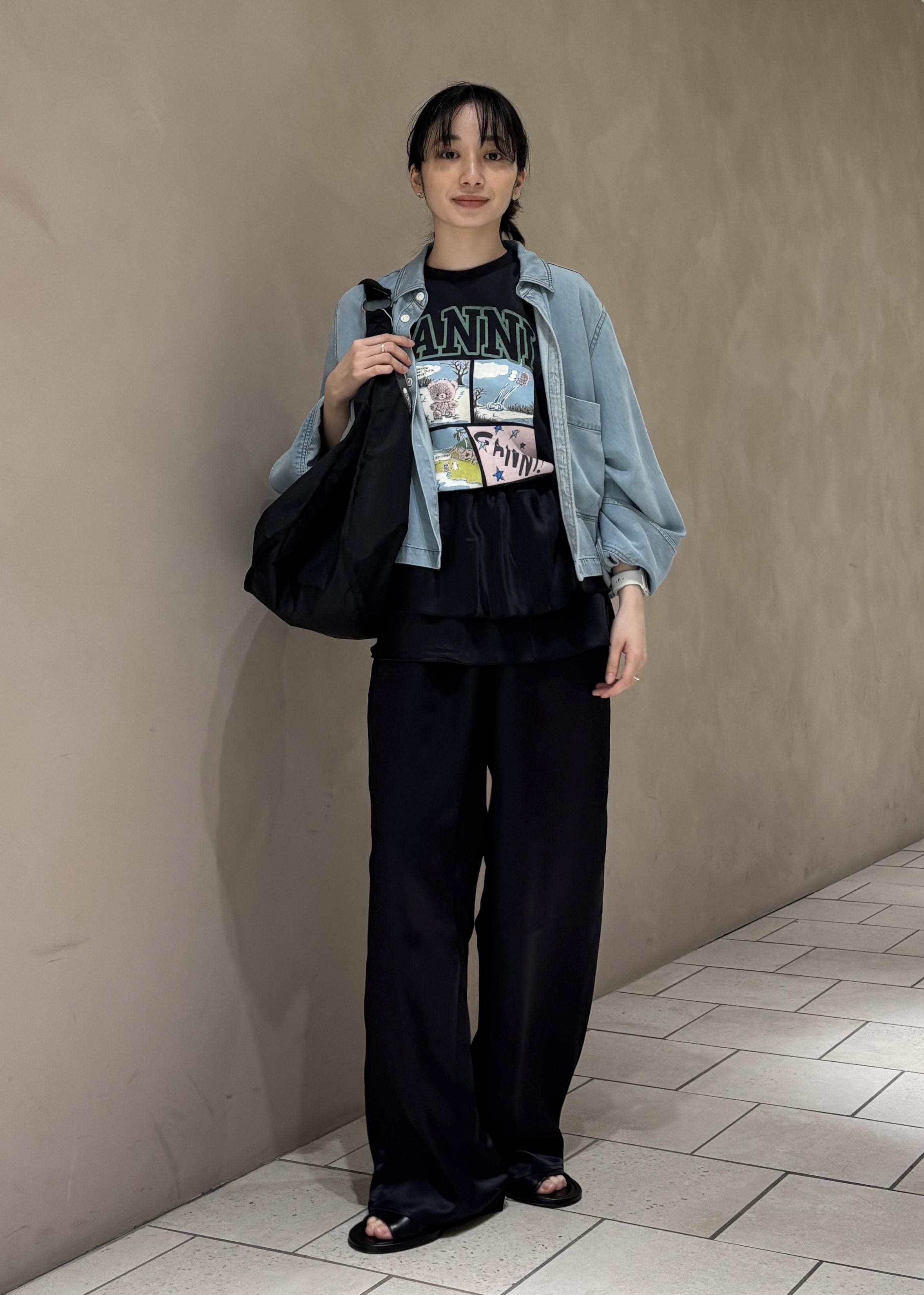 ADAM ET ROPE' | ライトデニムシャツ | Rakuten Fashion(楽天