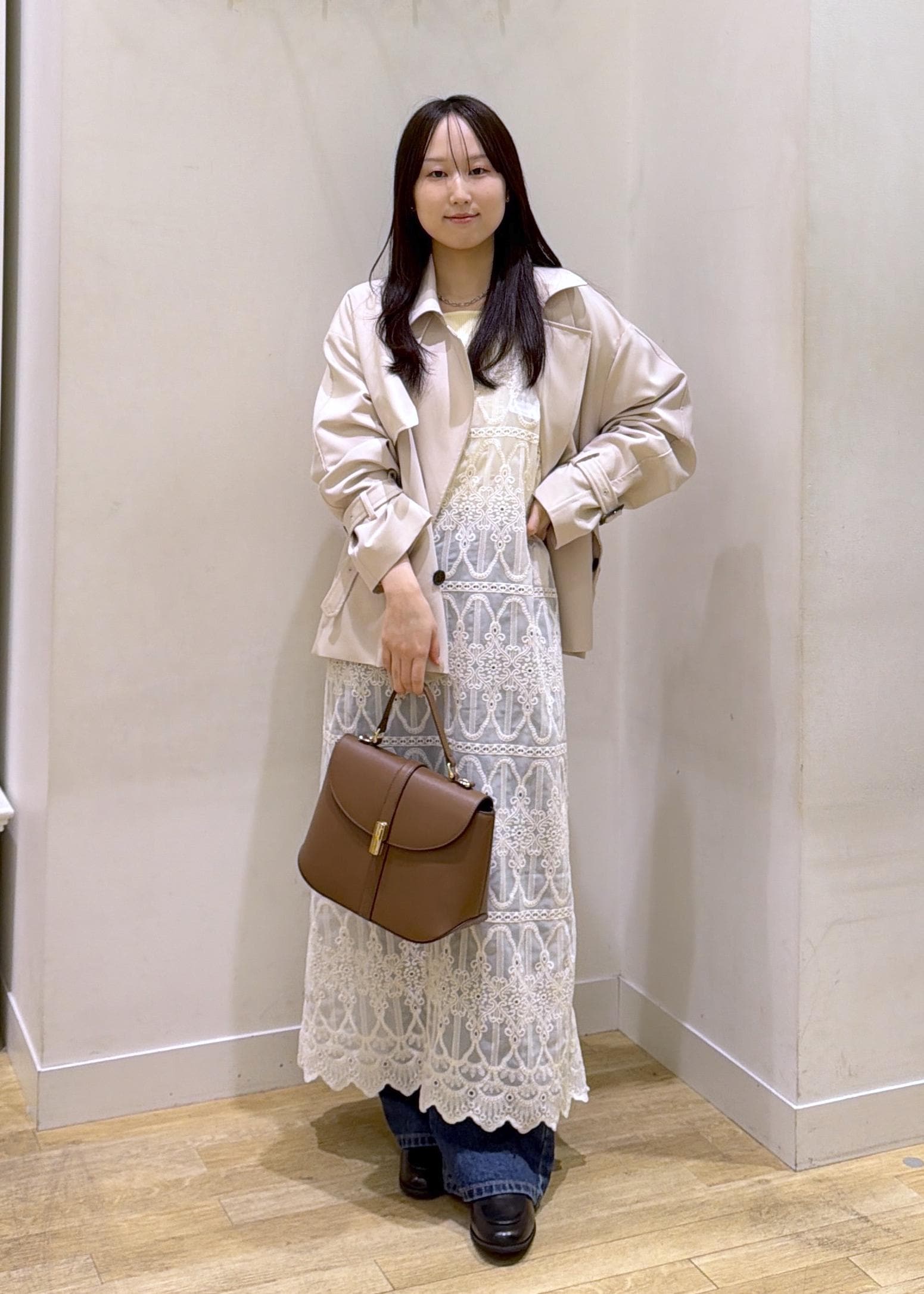 ROPE' PICNIC | ショート丈トレンチコート/撥水・花粉ガード | Rakuten