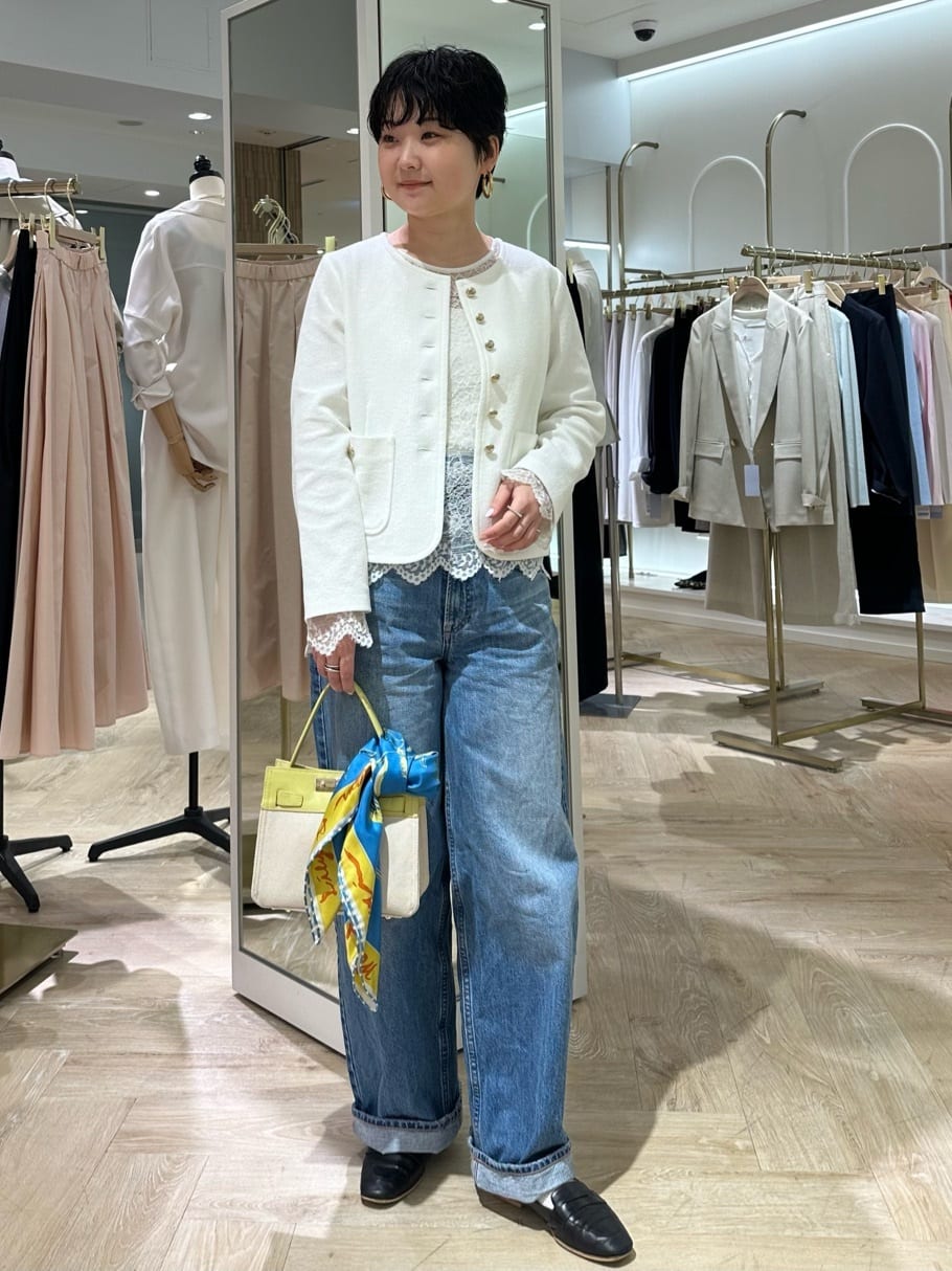 NOLLEY'S | ウォッシャブルラッセルレースTブラウス | Rakuten Fashion