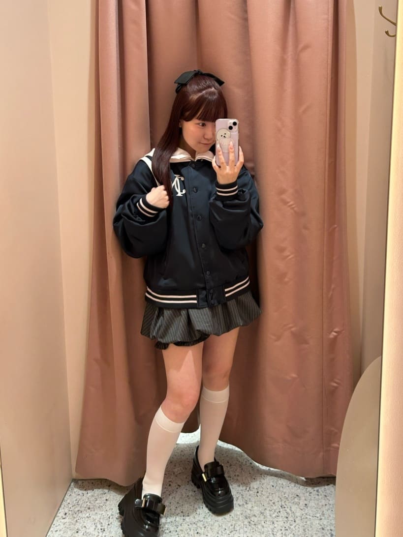 one after another NICE CLAUP | ロゴ入りスカジャン | Rakuten