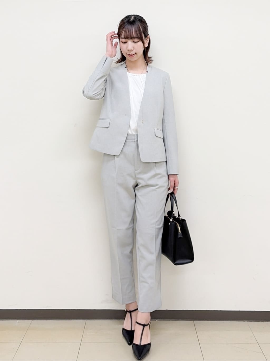 index | タックビジュー7分袖トップス【洗濯機可】 | Rakuten Fashion
