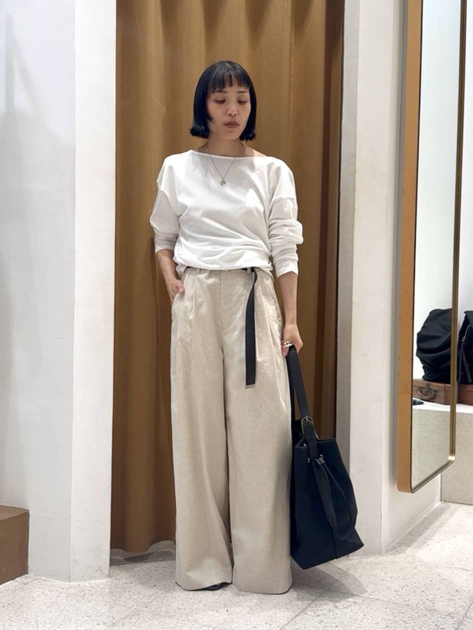Whim Gazette | 【THE PAUSE】コットンリネンタックパンツ | Rakuten