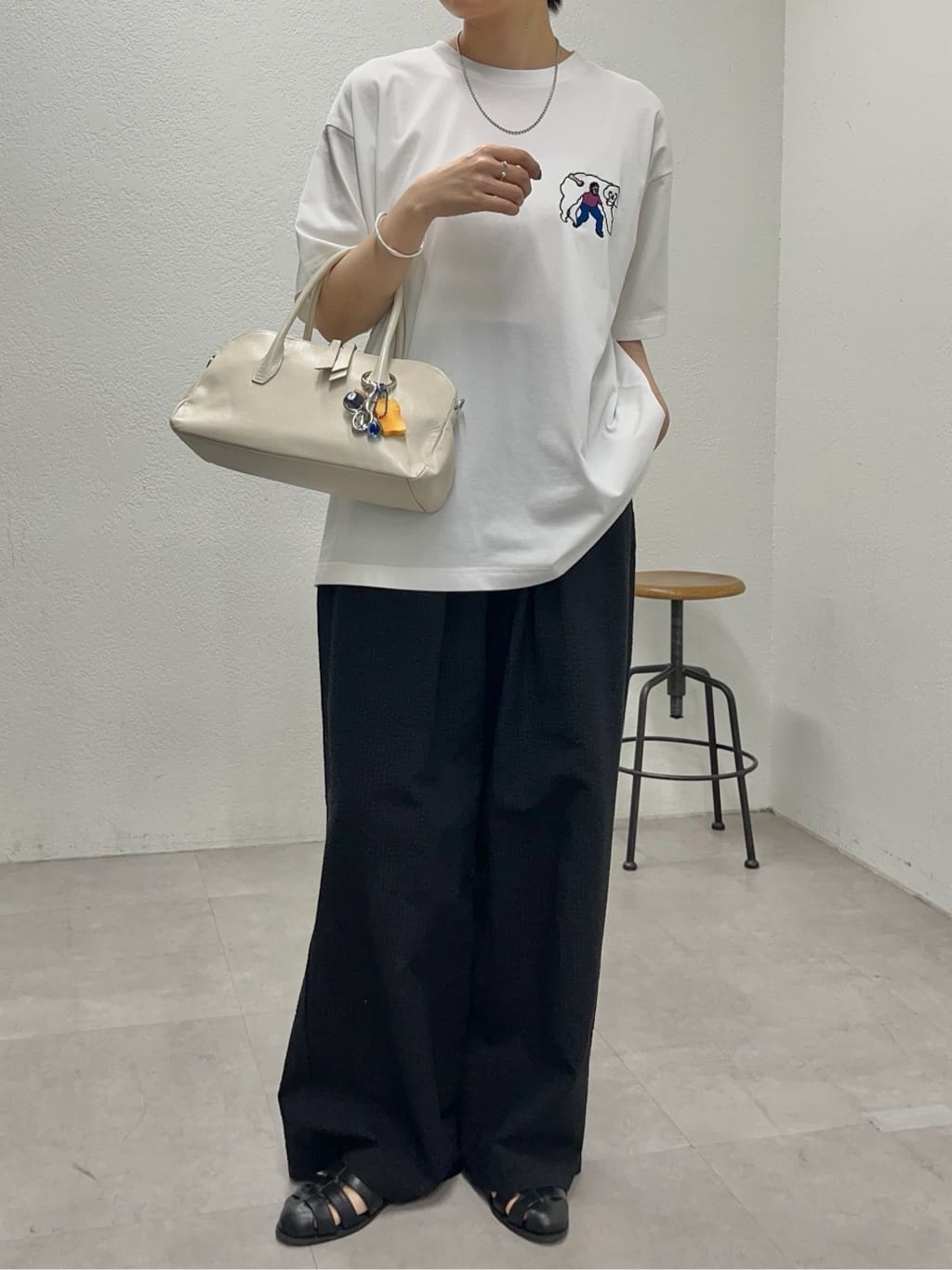 ear PAPILLONNERの【KEN NAKAYAMA×ear】コラボTシャツ《手洗い可》を使ったコーディネートを紹介します。｜Rakuten Fashion(楽天ファッション／旧楽天ブランドアベニュー)6981998