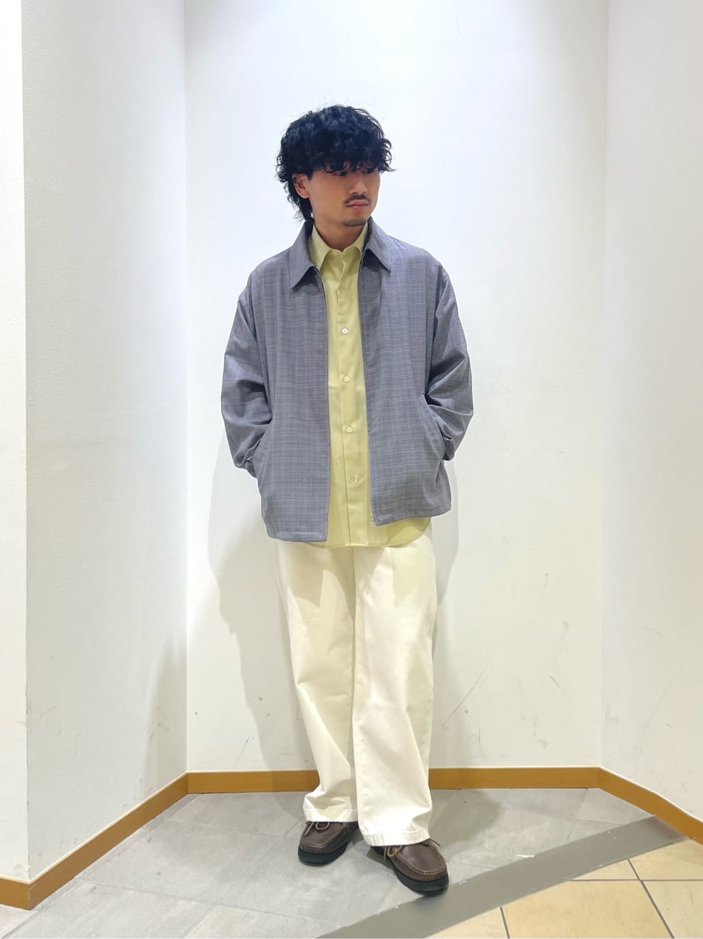 UNITED ARROWS green label relaxing | TW マイクロチェック ブルゾン