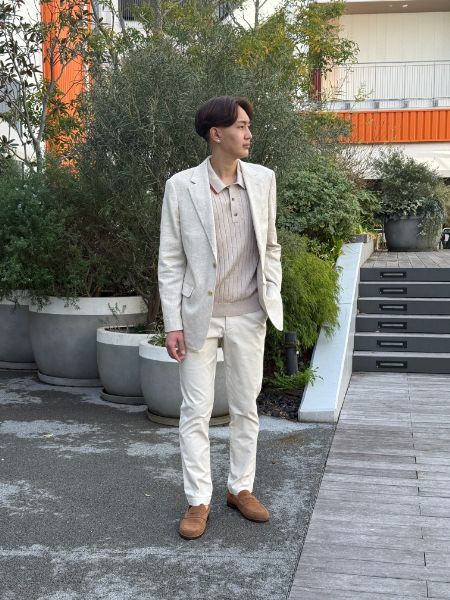 BANANA REPUBLIC FACTORY STORE | (M)ワイドリブ セーター ポロシャツ