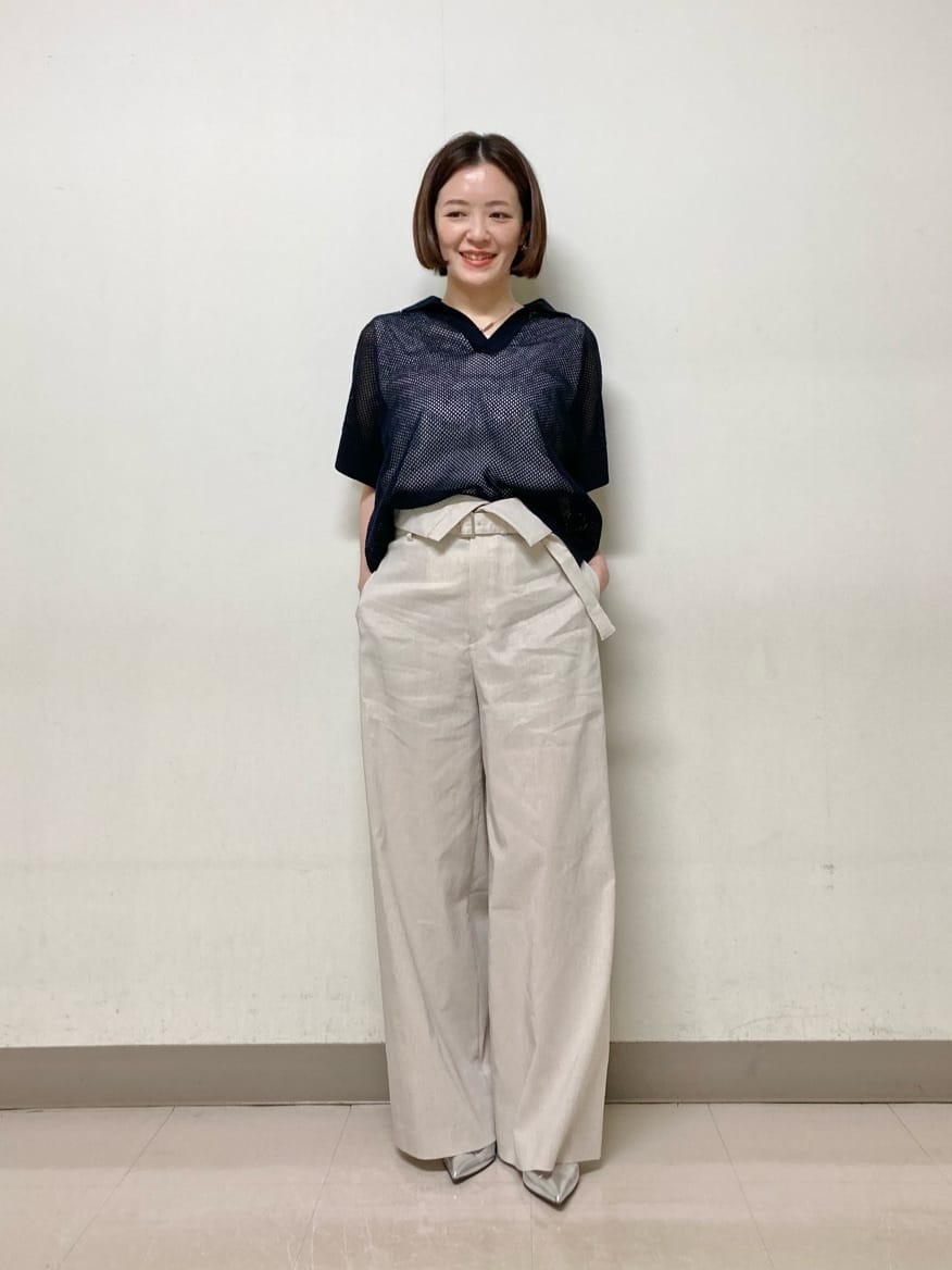 COMME CA | リネンメッシュ スキッパープルオーバー | Rakuten Fashion