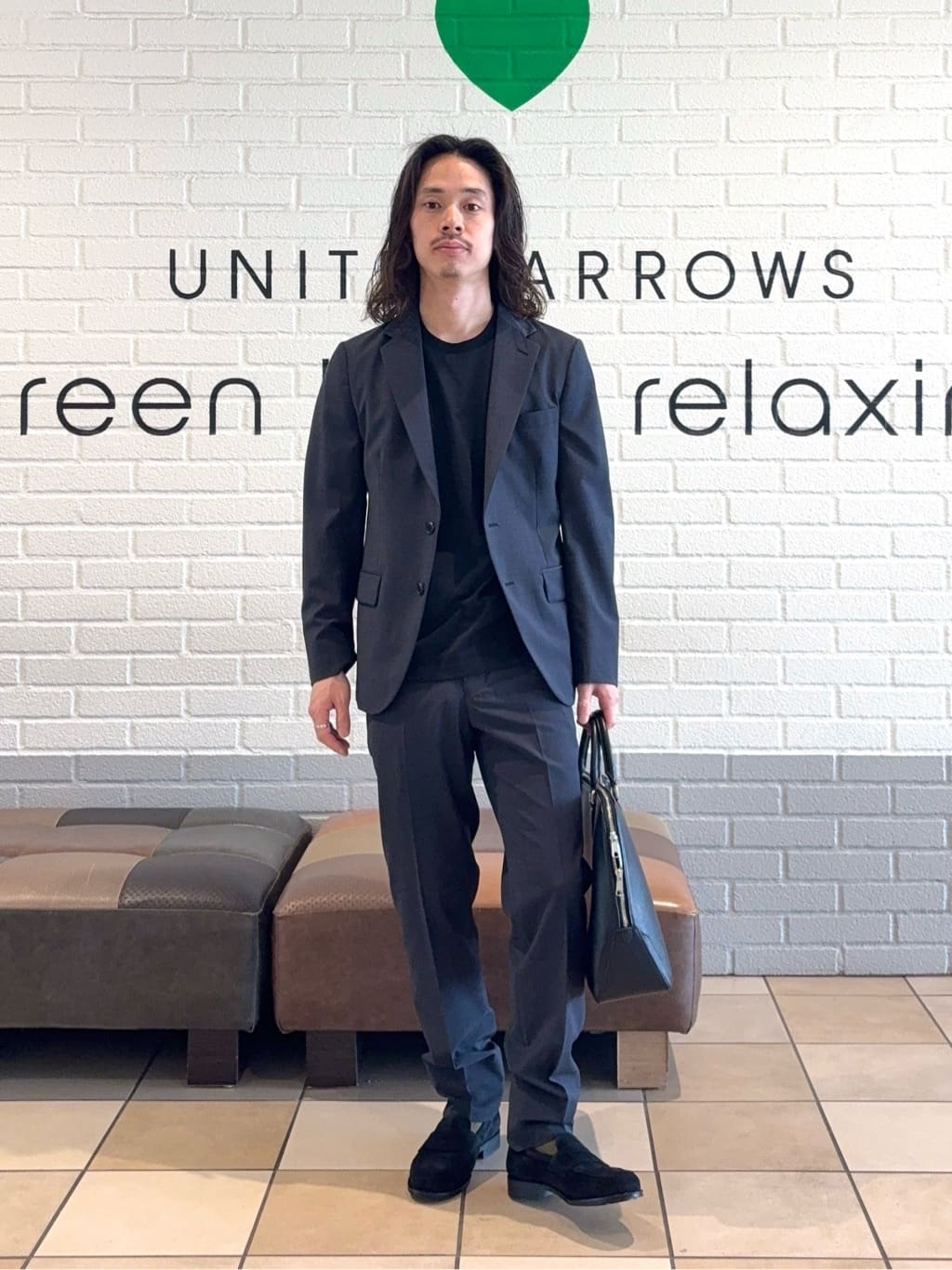 UNITED ARROWS green label relaxing | A+ TWPU トロピカル無地 2B