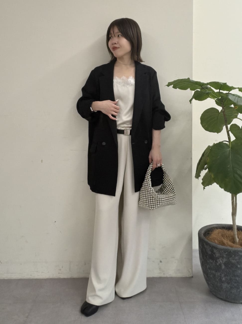 GALLARDAGALANTEの【即戦力パンツ】【3サイズ展開】ワイドイージーパンツを使ったコーディネートを紹介します。｜Rakuten Fashion(楽天ファッション／旧楽天ブランドアベニュー)6985470