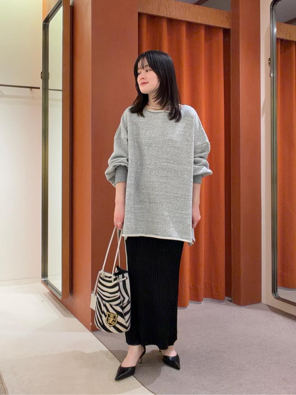 Whim Gazette | ニットフィットスカート | Rakuten Fashion(楽天