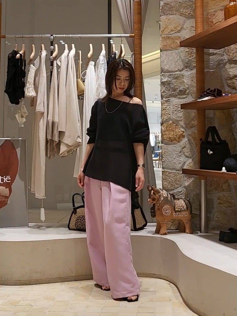 GALLARDAGALANTEのペーパーヤーンメッシュニットを使ったコーディネートを紹介します。｜Rakuten Fashion(楽天ファッション／旧楽天ブランドアベニュー)6986537