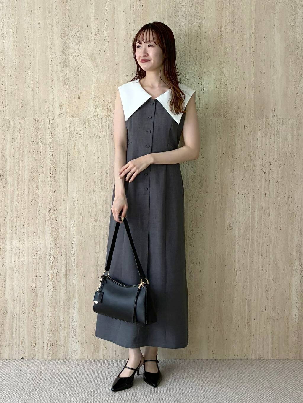 mysty womanのセーラーカラーワンピースを使ったコーディネートを紹介します。｜Rakuten Fashion(楽天ファッション／旧楽天ブランドアベニュー)6986489