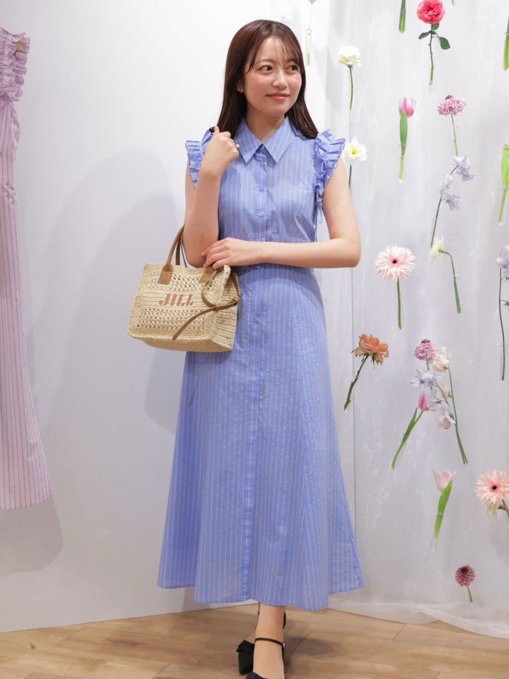 JILL by JILL STUART | ショルダーフリルワンピース | Rakuten Fashion
