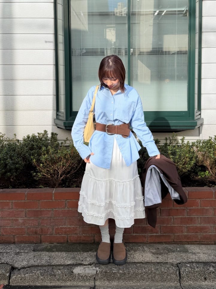 Discoat | 【umm.】ティアードミドルスカート | Rakuten Fashion(楽天