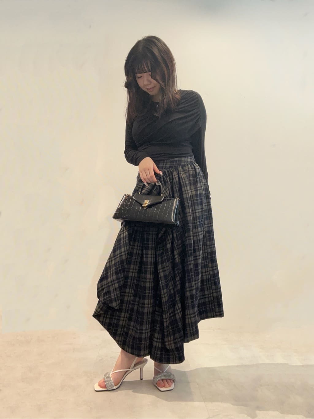 CHARLES & KEITH | クリスタル ヒールスリングバックサンダル