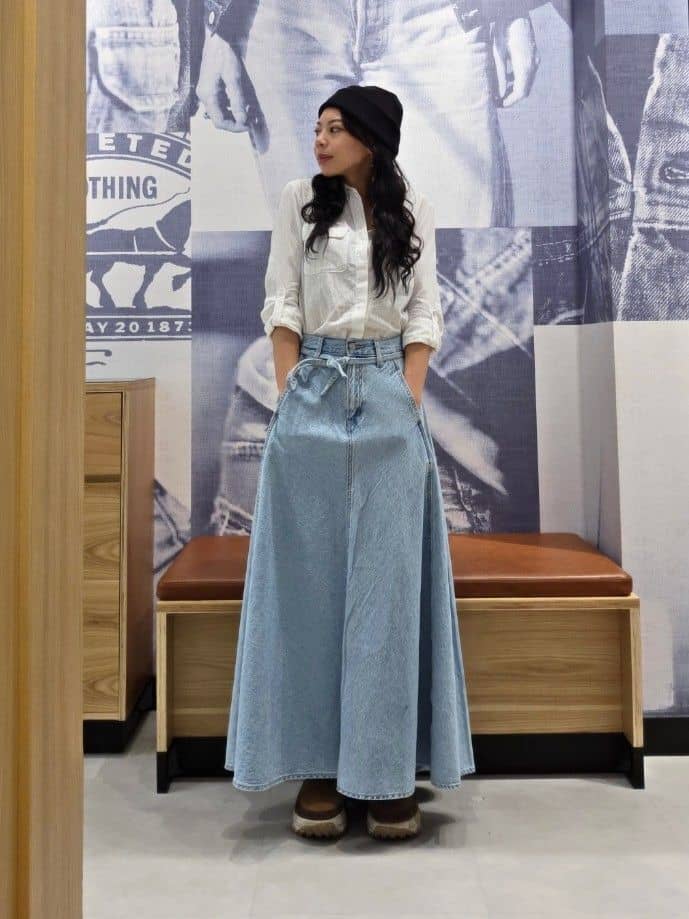 Levi's | XL スカート ライトインディゴ | Rakuten Fashion(楽天