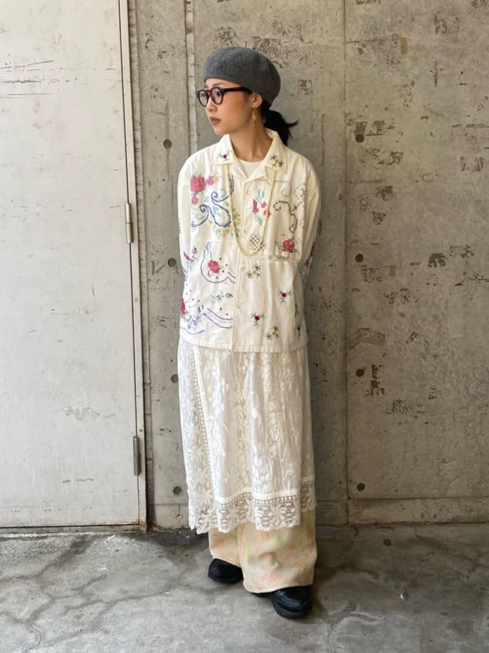 FREAK'S STORE | オープンカラー 刺繍 シャツジャケット | Rakuten