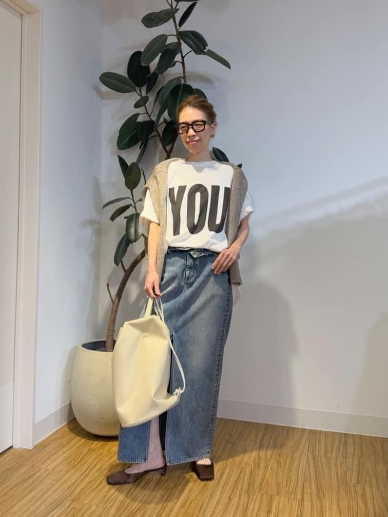 Whim Gazette | デニムスリットスカート | Rakuten Fashion(楽天