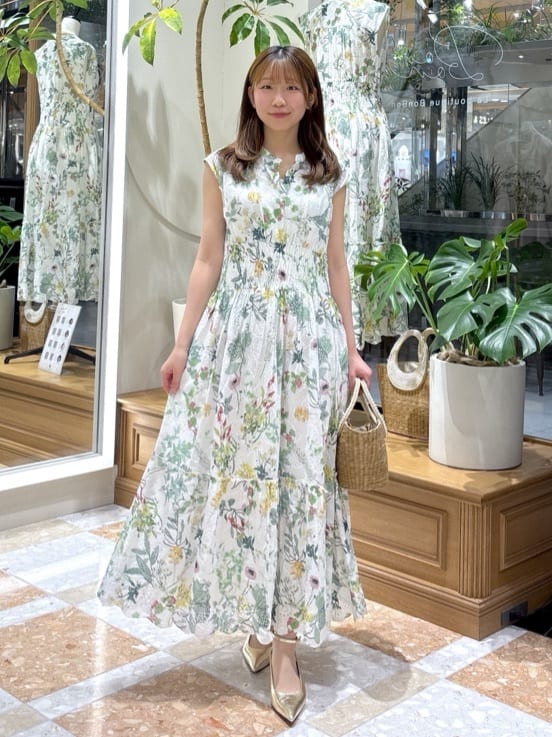 La boutique BonBon | 【再販決定!】エンブロイダリーフラワープリント