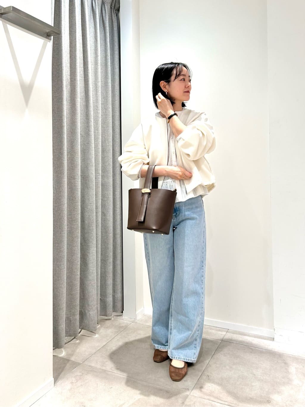 NATURAL BEAUTY BASIC | ノーカラーダンボールブルゾン | Rakuten
