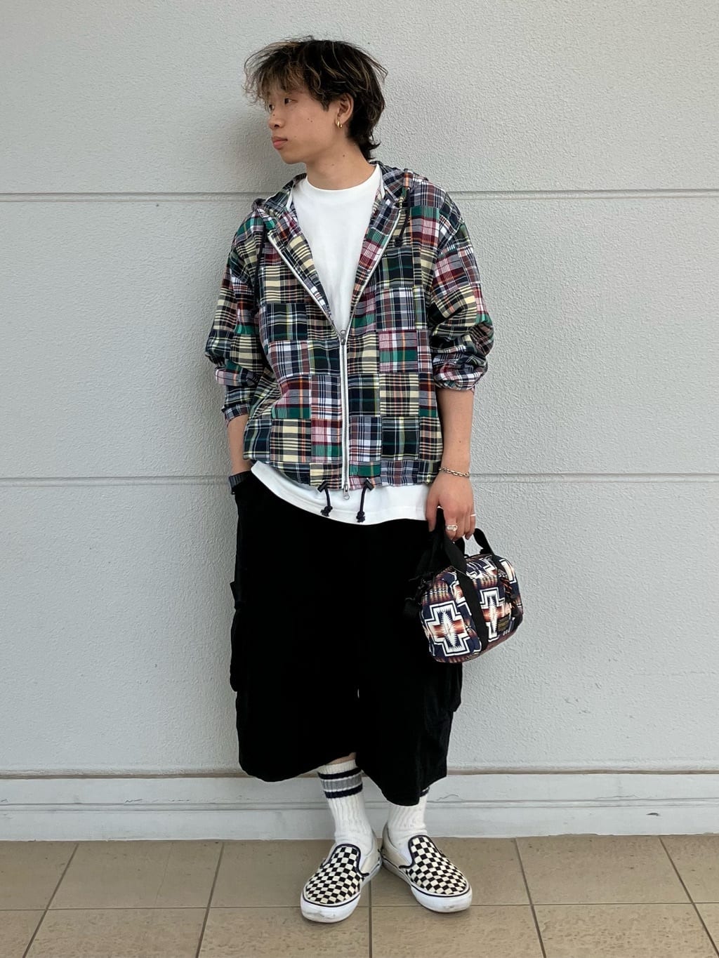 FREAK'S STORE | カーブシルエット リップストップ カモフラージュ柄