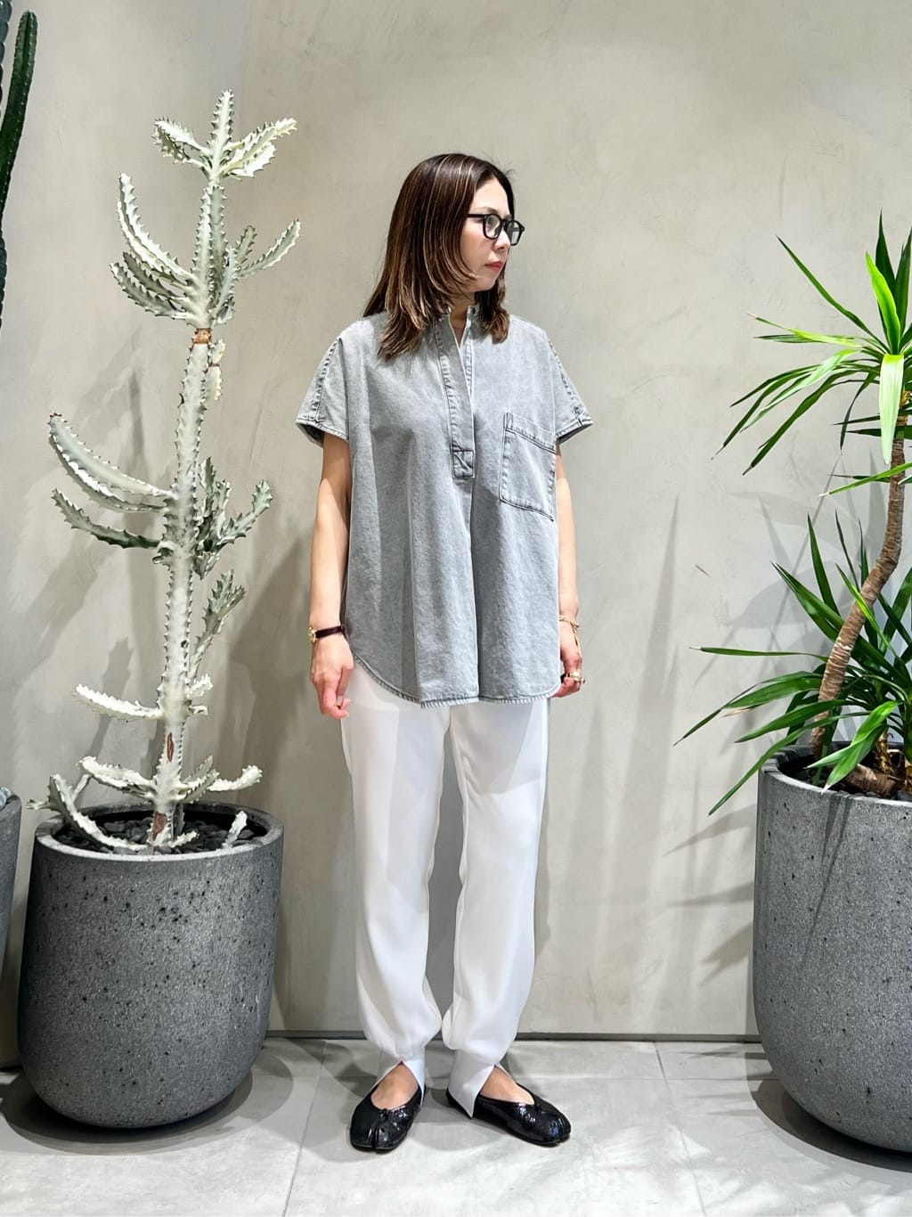 UNITED ARROWS | <conte>デニム スキッパーシャツ | Rakuten Fashion