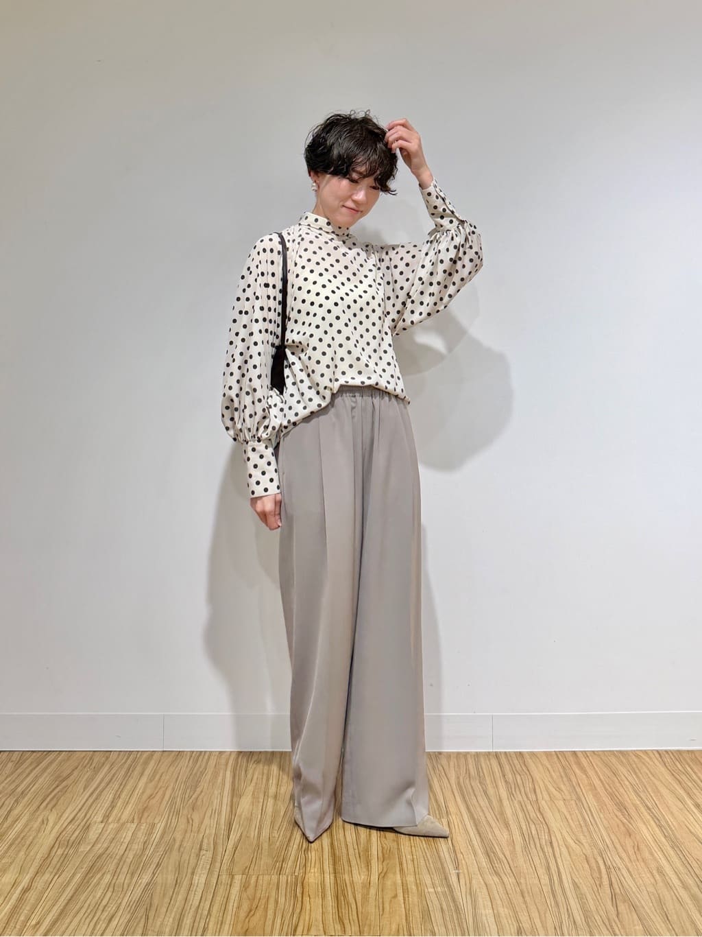 Whim Gazette | ドットボウタイブラウス | Rakuten Fashion(楽天