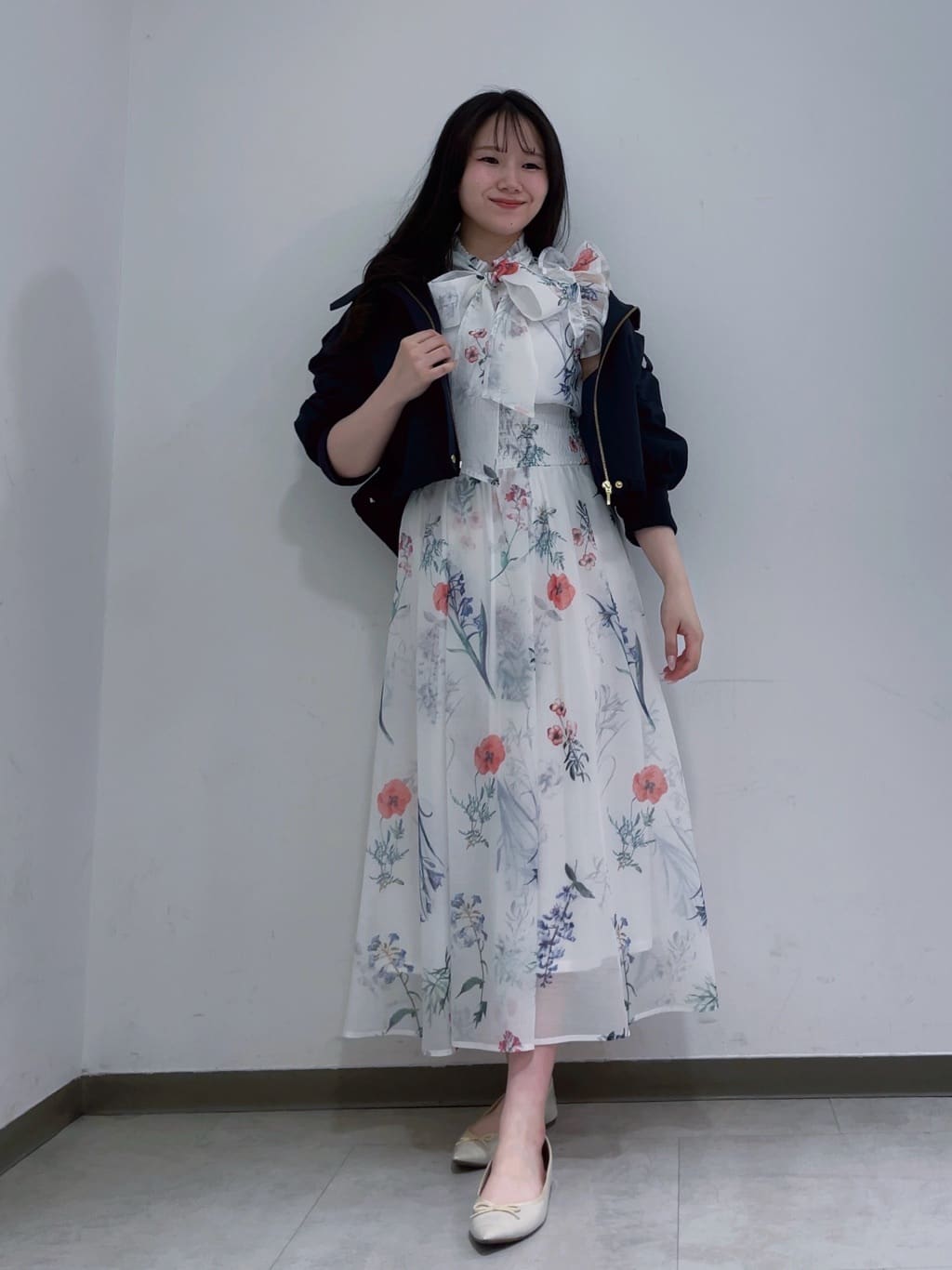 SWINGLE | シアーボタニカルフラワーワンピース | Rakuten Fashion