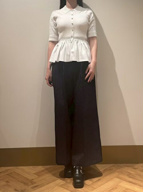 31 Sons de mode | 2026春夏新作 襟付きペプラムニット | Rakuten
