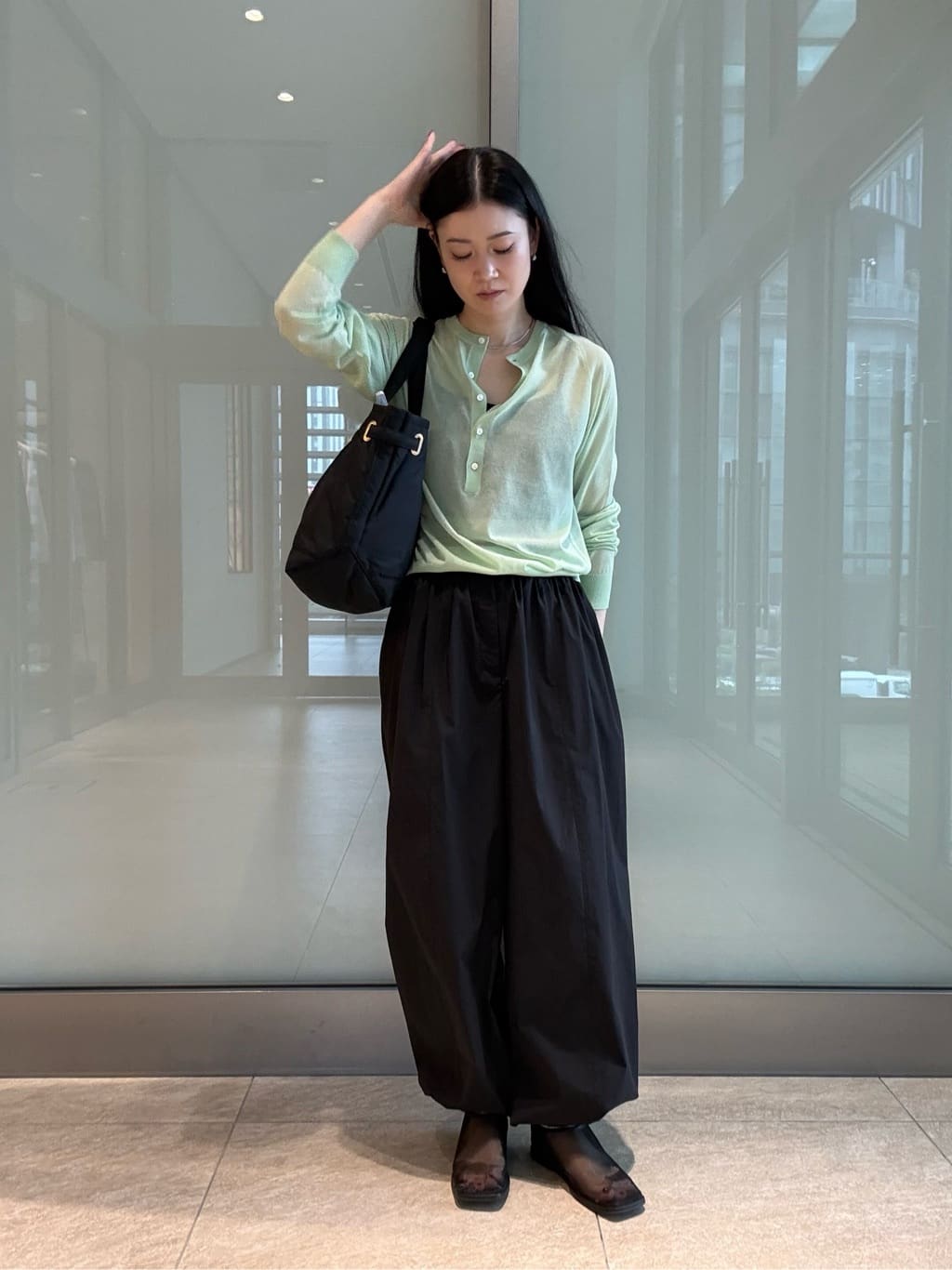 UNITED ARROWS | <AEWEN MATOPH>シアーヘンリーネックニット