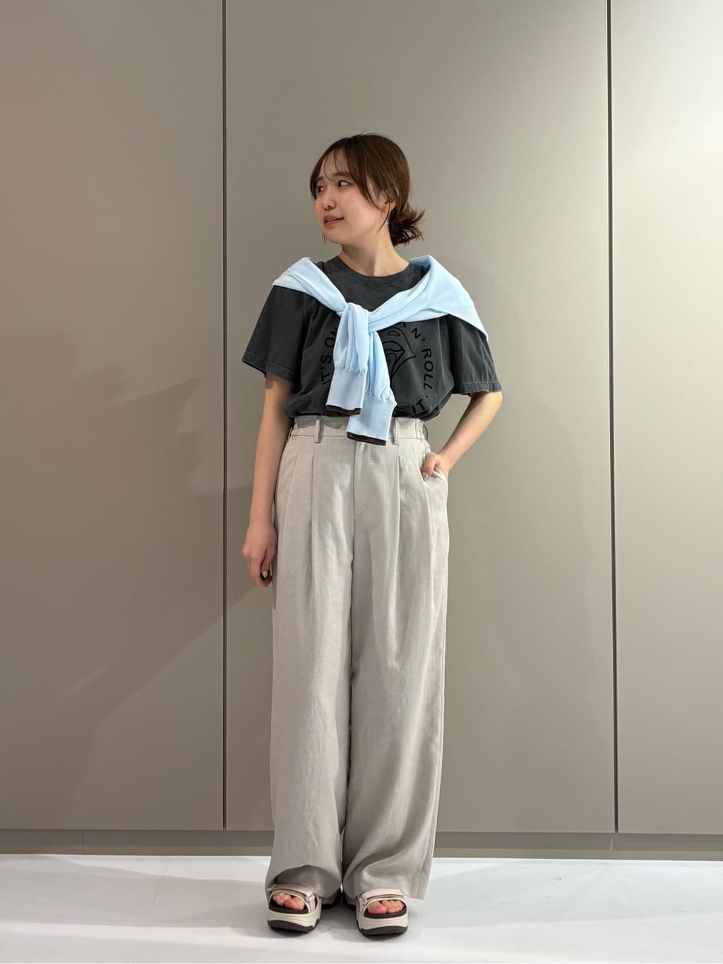 a*u様 美品　定価26400円　UNITED ARROWS バイカラー　ニット アイレット バイカラー ニット