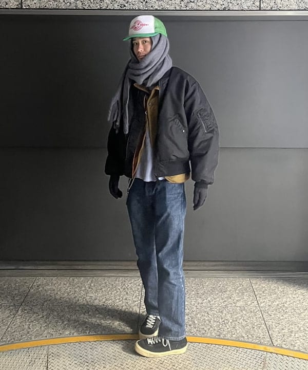 BEAMS MEN | リラックスフィット THERMOLITE(R) MA-1 (撥水) | Rakuten