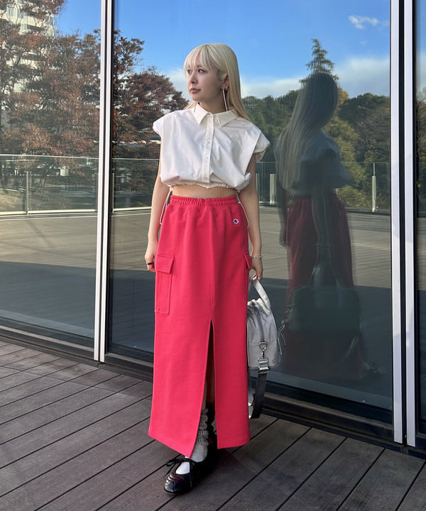 BEAMS OUTLET | 【別注】Champion / ロングスカート | Rakuten Fashion