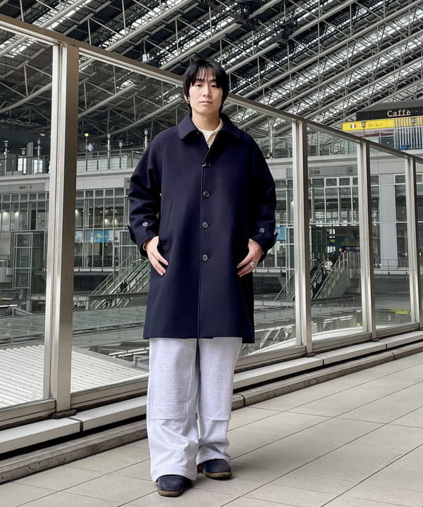 BEAMS OUTLET | フリース ステンカラー コート | Rakuten Fashion(楽天
