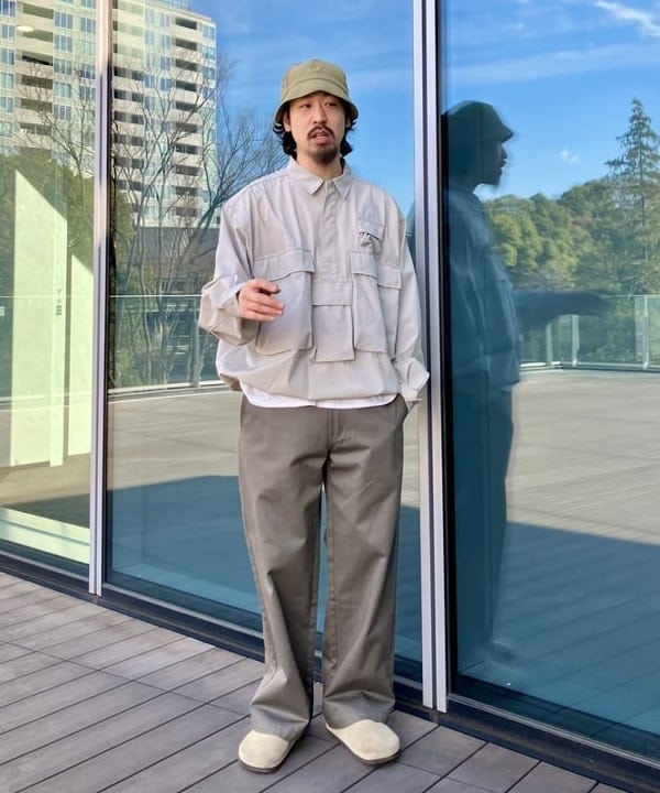 BEAMS MEN | 【別注】Dickies / ワイド チノ パンツ | Rakuten Fashion