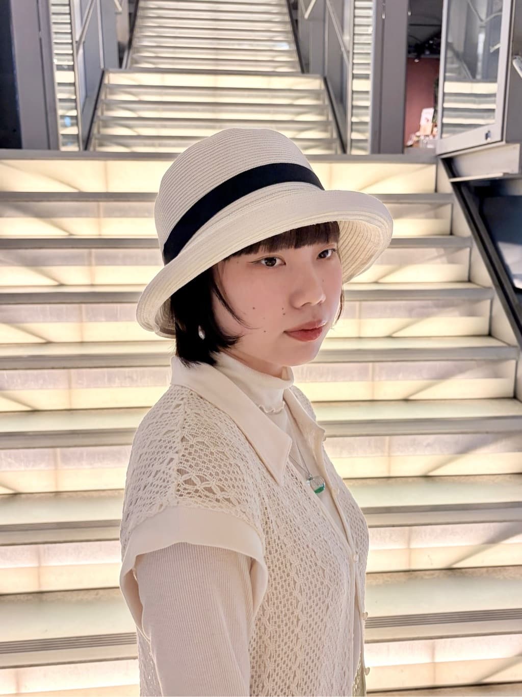 OVERRIDE | Chapeau d' O Si Braid Edge Up Cloche / シャポードオー