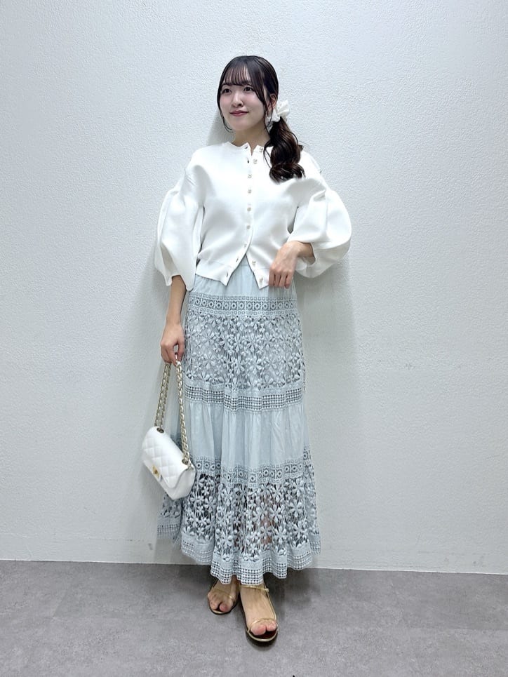 La boutique BonBon | 【今すぐお届け】コットンレースティアード