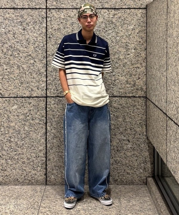 BEAMS OUTLET | 【別注】FRED PERRY / リラックス ストライプ ピケ