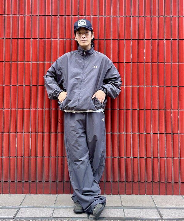 FRED PERRY BEAMS 別注 Lフレッドペリー シェルパンツ BEAMS（ビームス