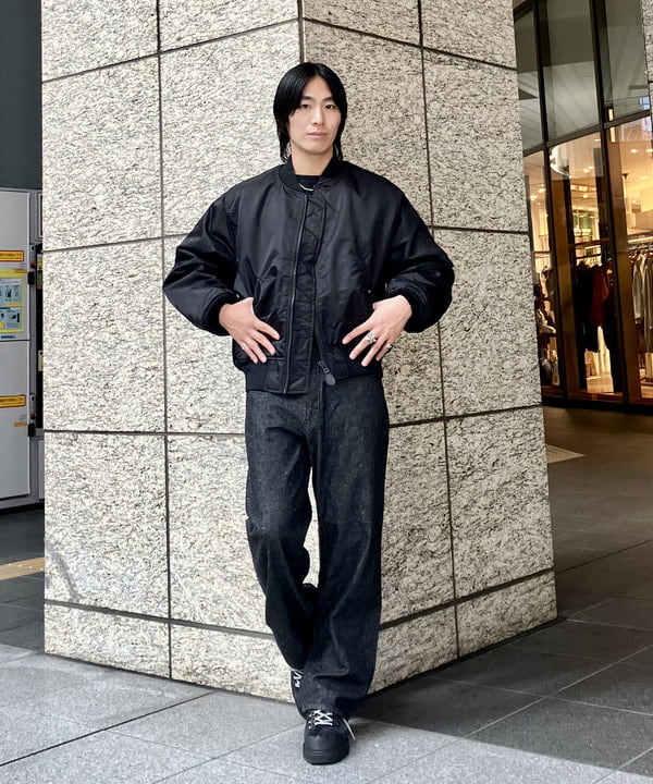 BEAMS MEN | リラックスフィット THERMOLITE(R) MA-1 (撥水) | Rakuten