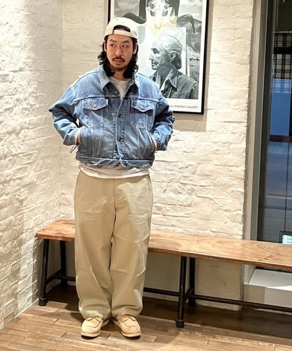 BEAMS MEN | ワイドショート ダメージ デニム ジャケット 26SS