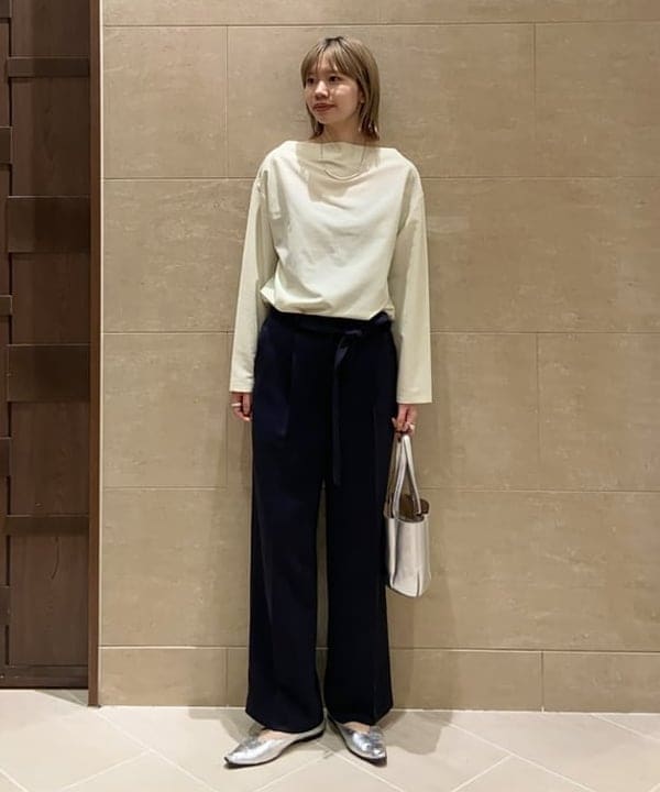 Demi-Luxe BEAMS | ボートネック ロングスリーブ カットソー | Rakuten