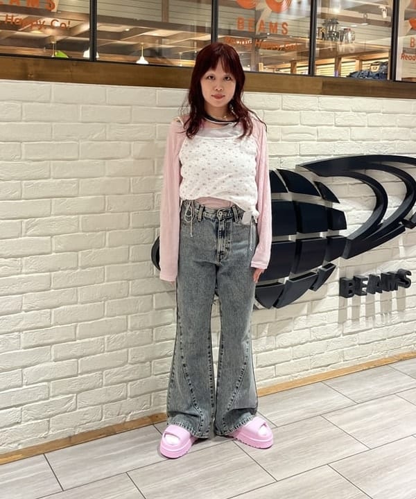 BEAMS WOMEN | ワッシャー ラグラン アレンジ ロングスリーブ